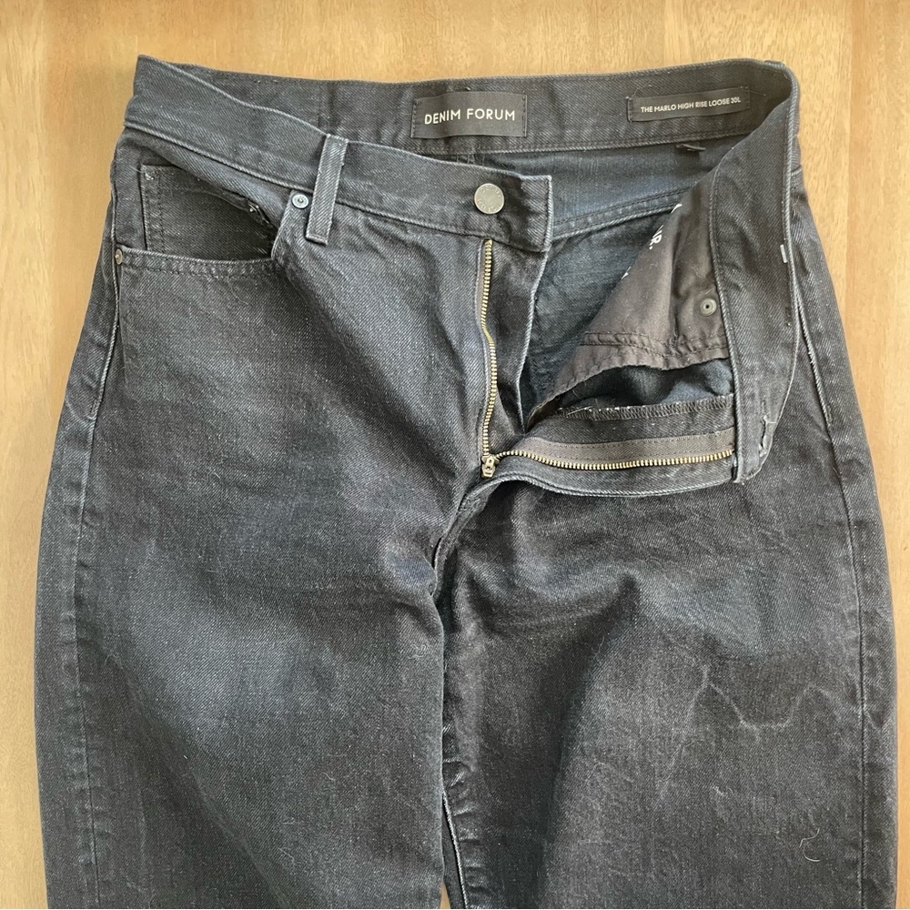 Denim Forum The Marlo High Rise Loose Jeans - Picture 5 of 14